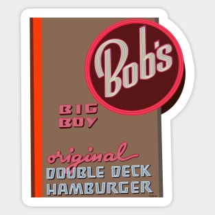 Bob's sign, no background Sticker